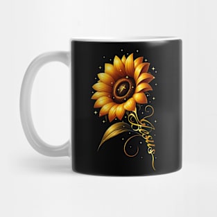 Jesus Sunflower Mug